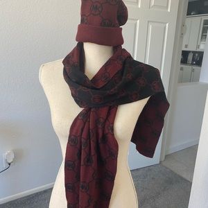 Mk hat & scarf